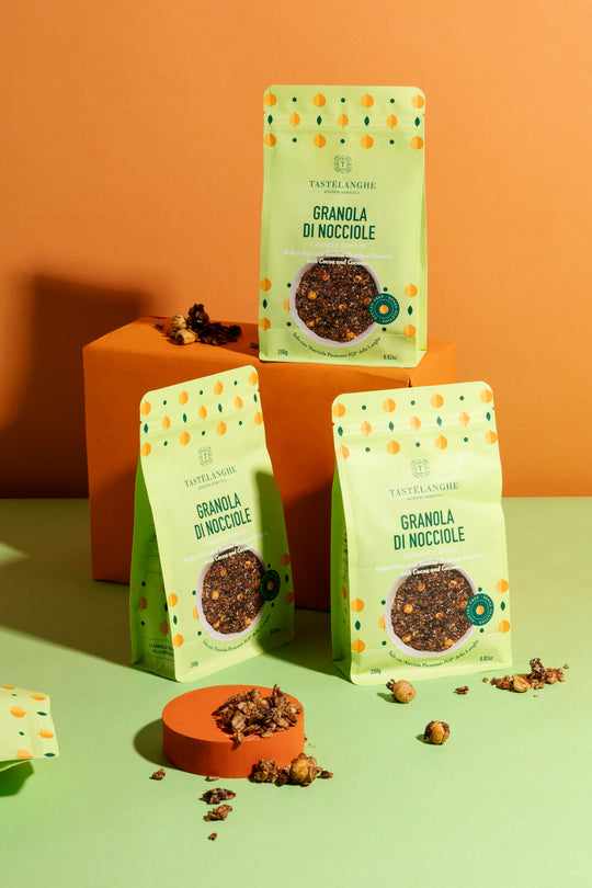 3 confezioni di Granola di Nocciole Piemonte IGP (250g) - Tastëlanghe Azienda Agricola