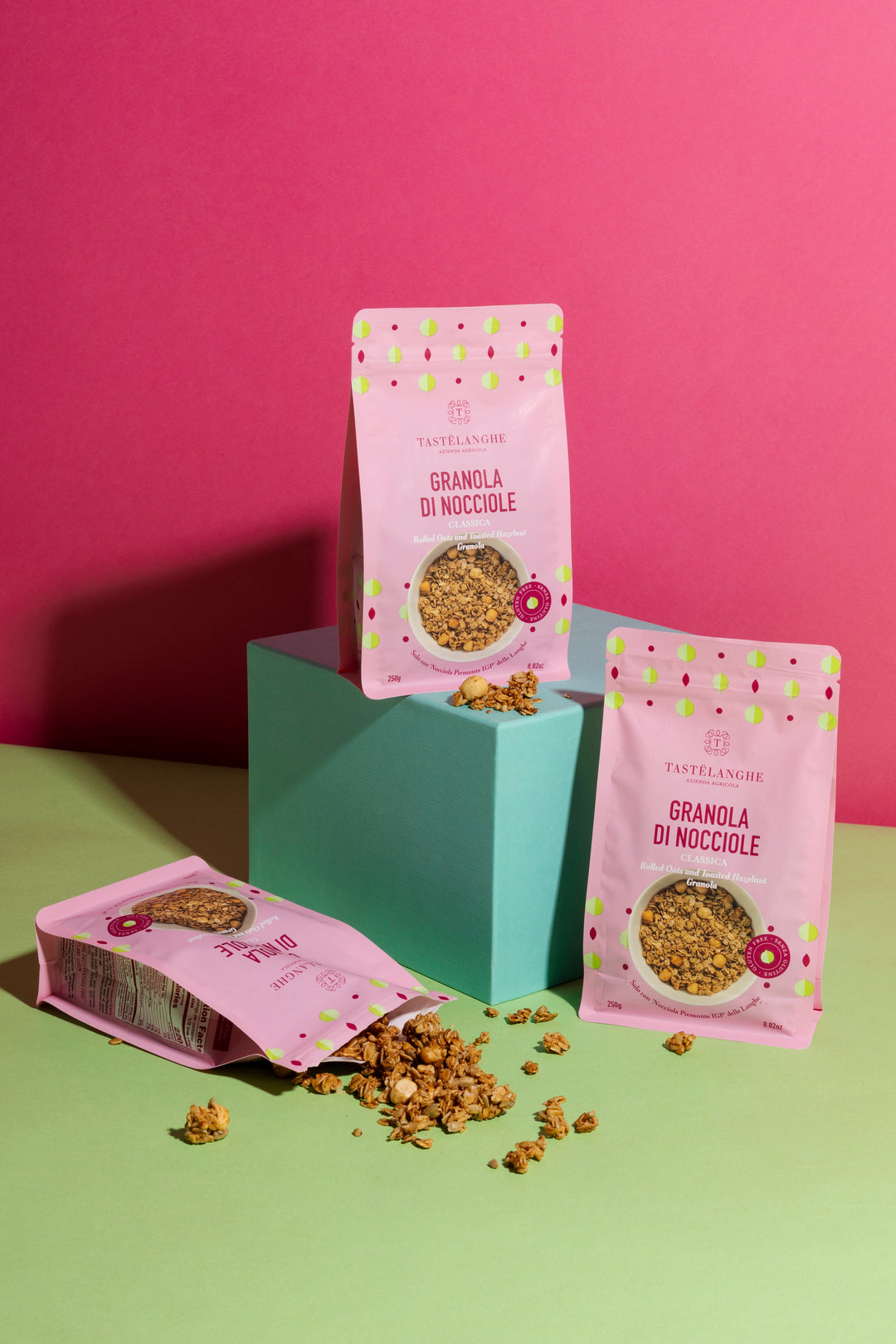 3 confezioni di Granola di Nocciole Piemonte IGP (250g) - Tastëlanghe Azienda Agricola