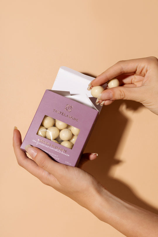 4 confezioni di Nocciola Piemonte IGP "Tostata" ricoperta di cioccolato - Gusti assortiti - Tastëlanghe Azienda Agricola