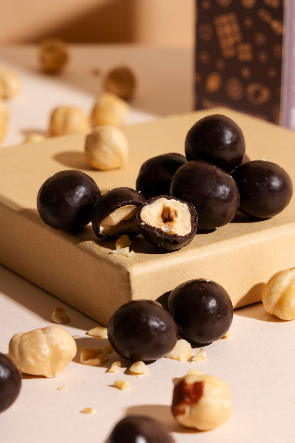 4 confezioni di Nocciola Piemonte IGP "Tostata" ricoperta di cioccolato - Gusti assortiti - Tastëlanghe Azienda Agricola