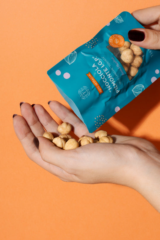 1 confezione di Snack Nocciola Piemonte IGP delle Langhe "Tostata" (30g) - Tastëlanghe Azienda Agricola