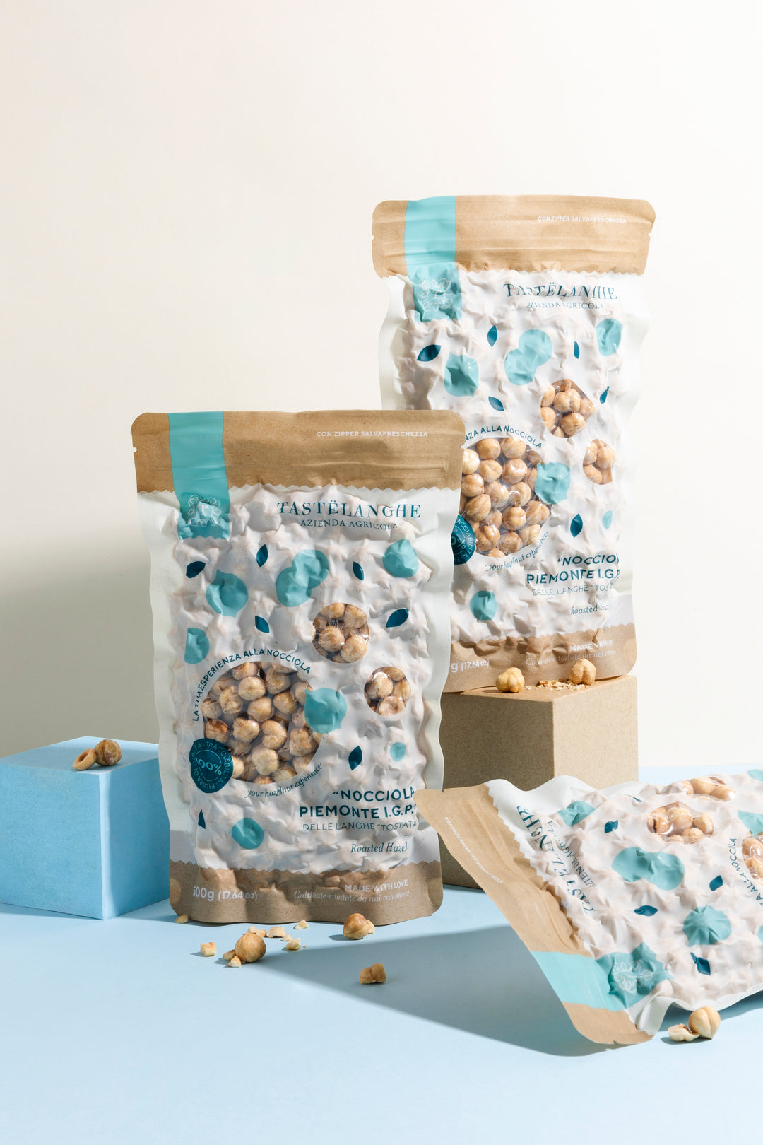 3 Confezioni di Nocciole Piemonte IGP "Tostate" | 500g - Tastëlanghe Azienda Agricola