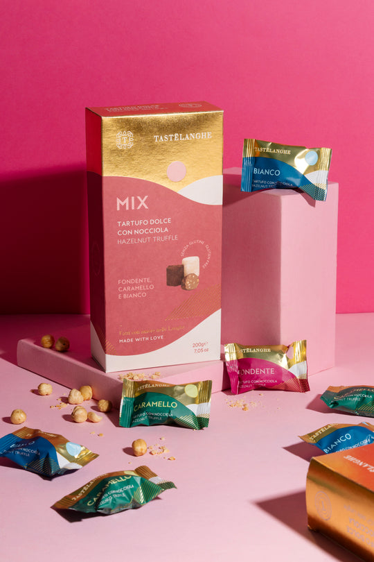MIX Tartufo Dolce Al Cioccolato con Nocciola Piemonte IGP 200G - Tastëlanghe Azienda Agricola