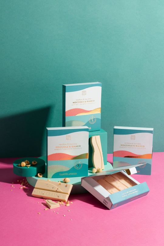 4 Tavolette di Cioccolato con Nocciola Piemonte IGP Intera | Gusti a scelta - Tastëlanghe Azienda Agricola