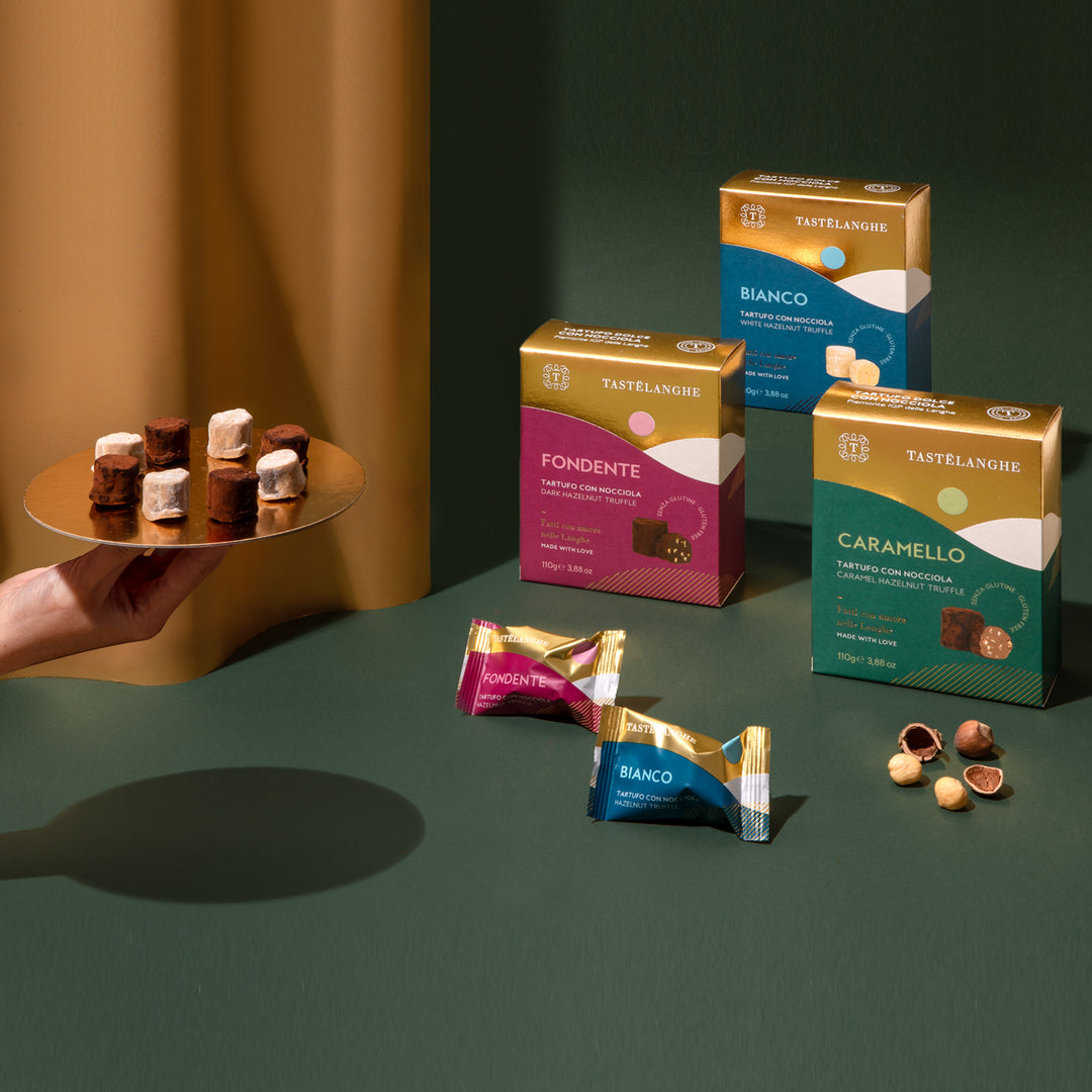 3 Tartufi Dolci Al Cioccolato con Nocciola Piemonte IGP - Tastëlanghe Azienda Agricola