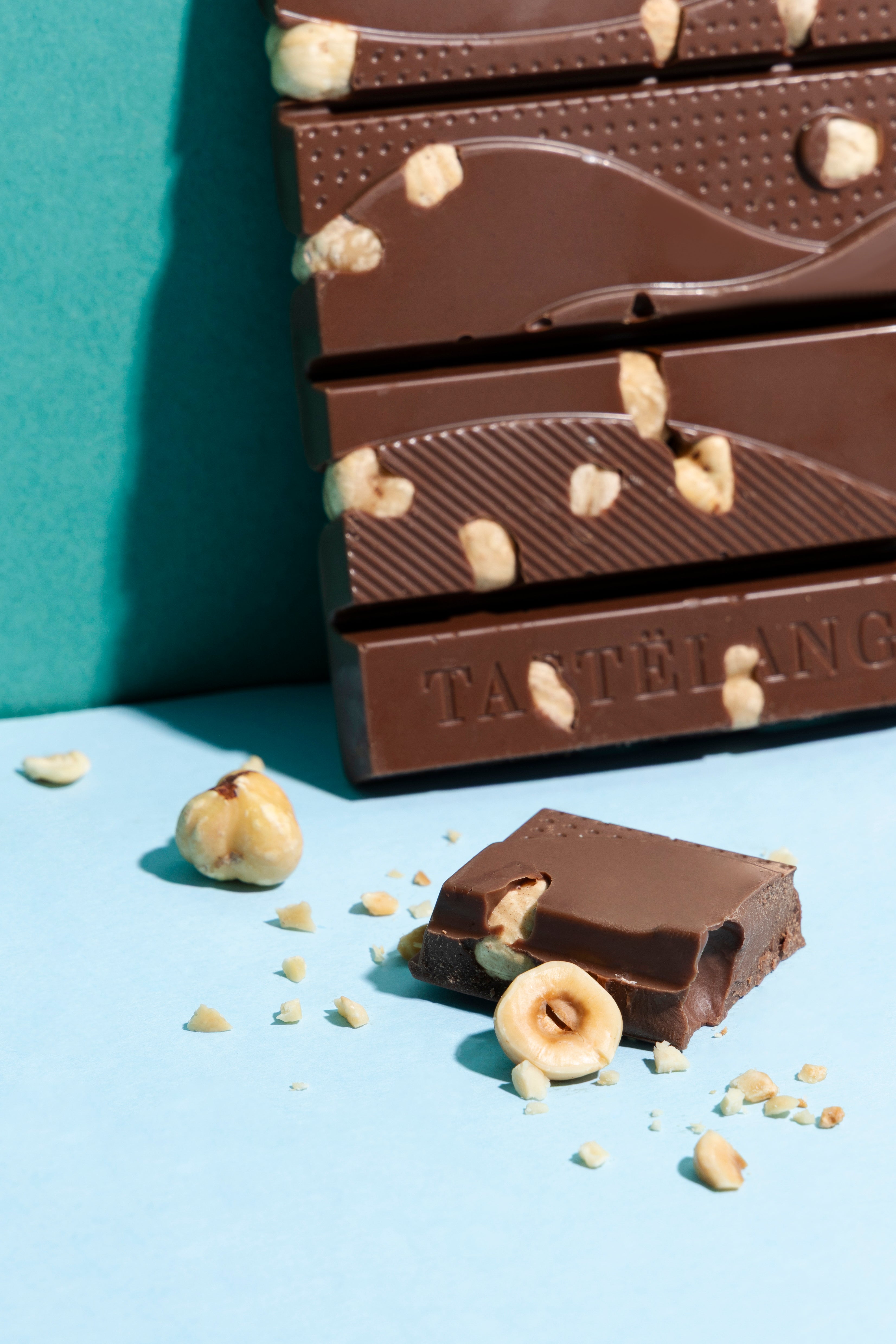 4 tavolette di Cioccolato con Nocciola Piemonte IGP "Tostata" Intera Gusti assortiti - Tastëlanghe Azienda Agricola
