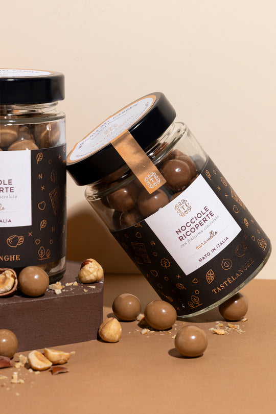 Piedmont PGI hazelnut covered with chocolate (200g)