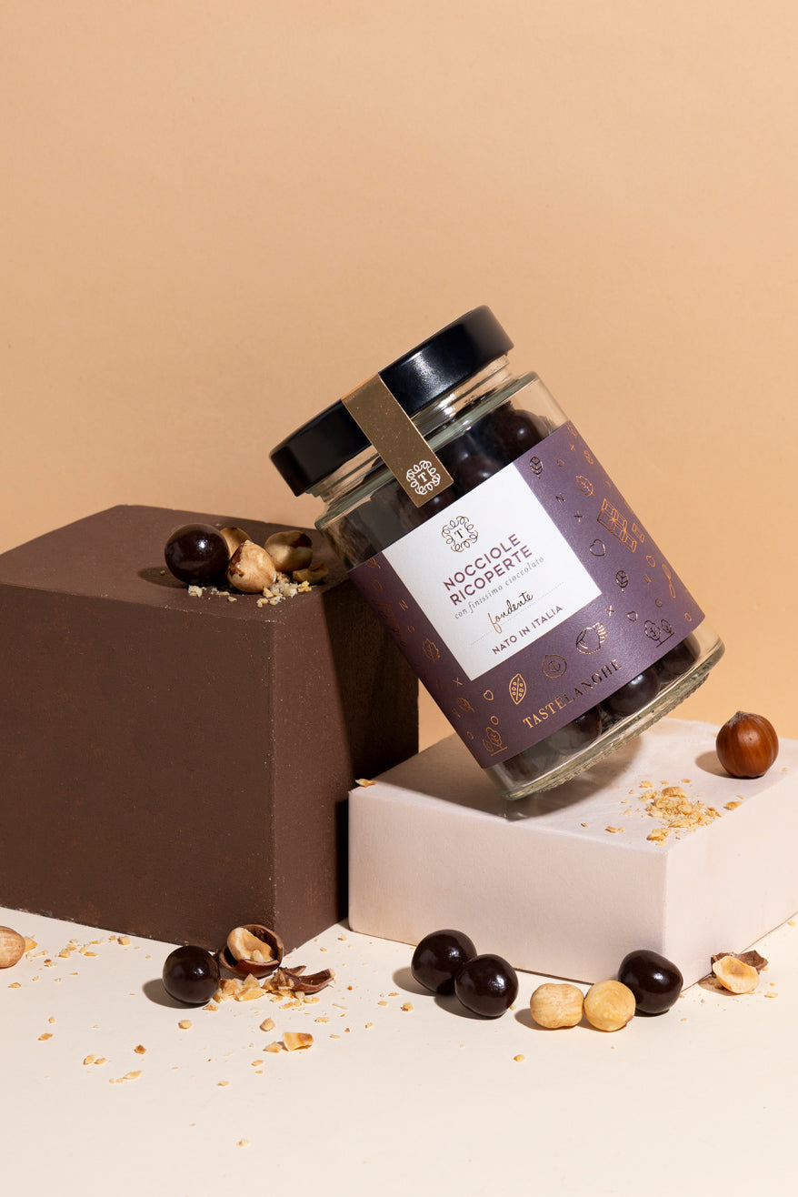 Piedmont PGI hazelnut covered with chocolate (200g)