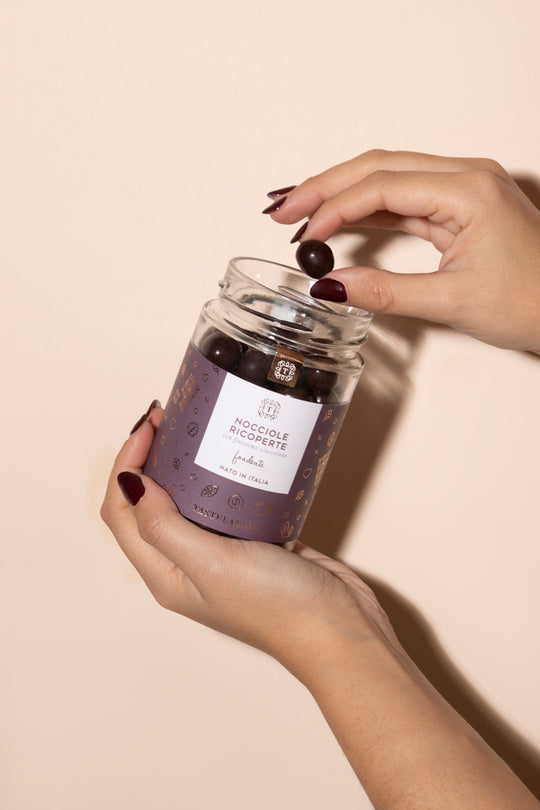 Piedmont PGI hazelnut covered with chocolate (200g)