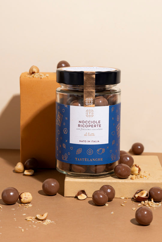 Piedmont PGI hazelnut covered with chocolate (200g)