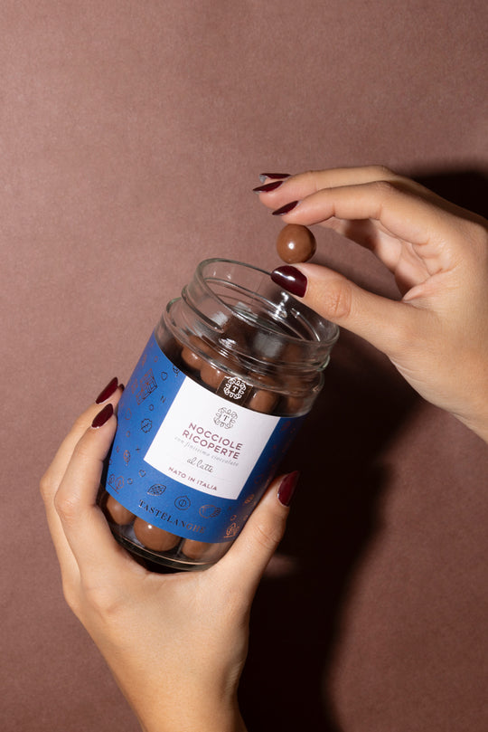 Piedmont PGI hazelnut covered with chocolate (200g)