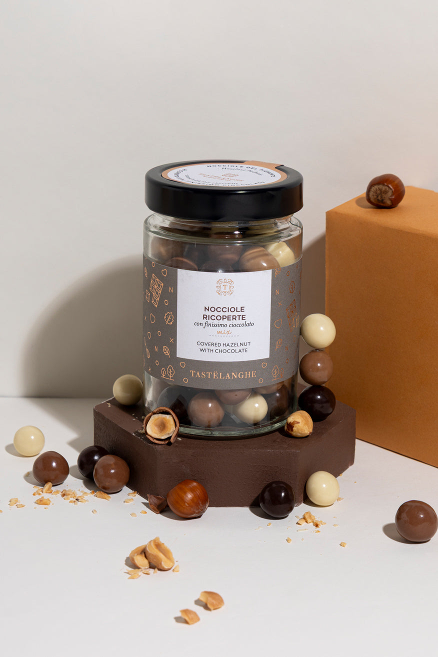 Piedmont PGI hazelnut covered with chocolate (200g)