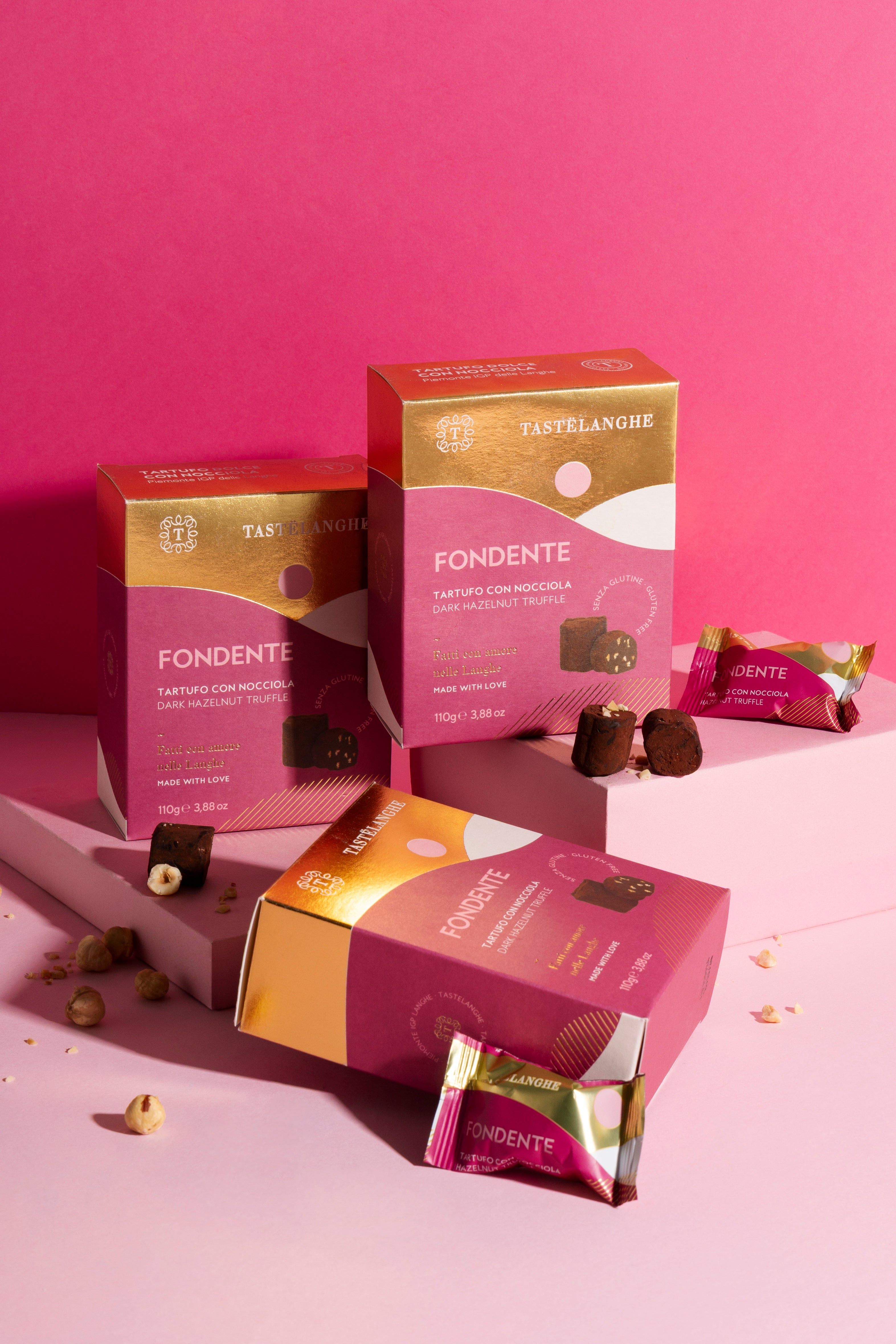 3 Tartufi Dolci Al Cioccolato con Nocciola Piemonte IGP - Tastëlanghe Azienda Agricola