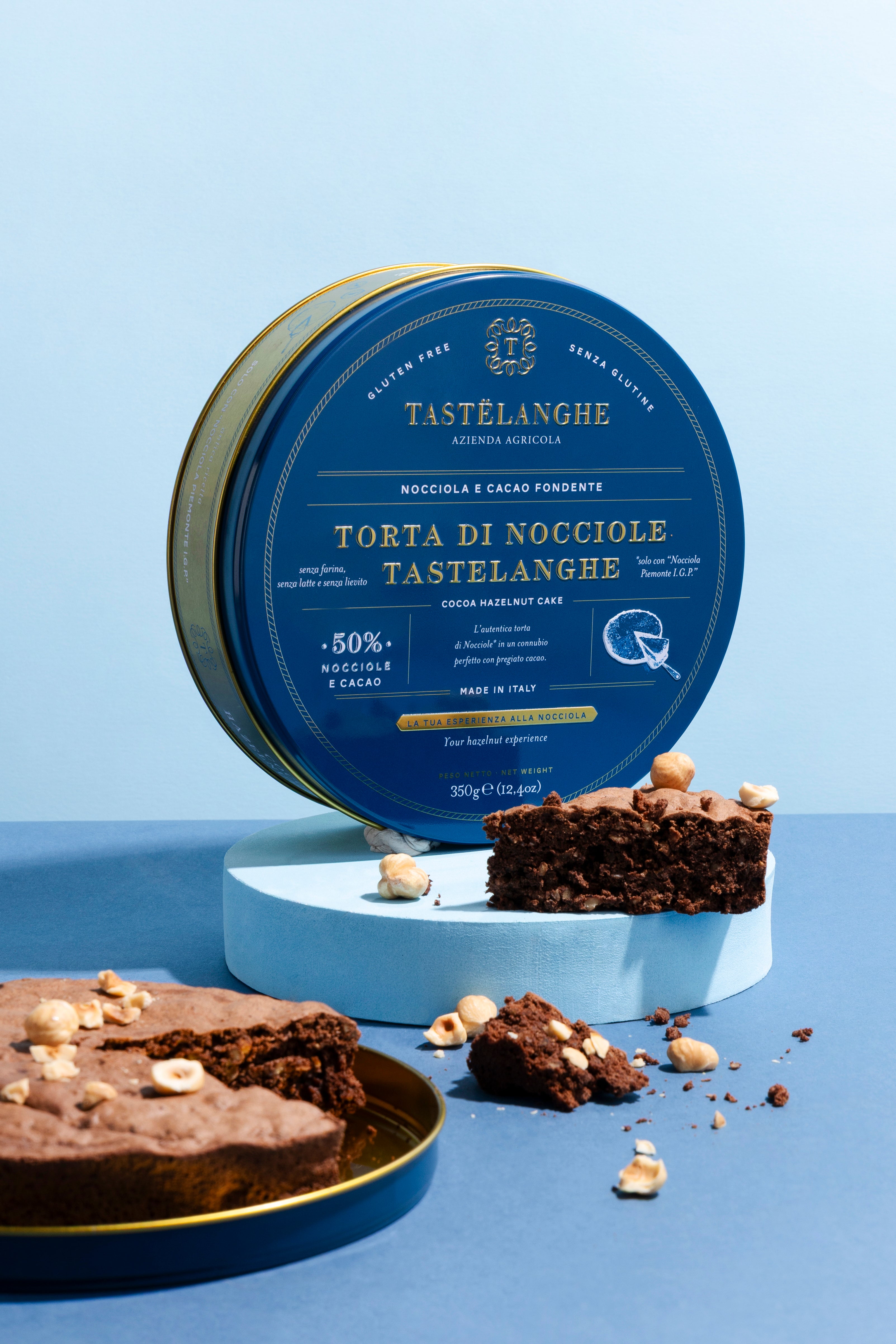 BOX Torta fondente+crema Dark 200g+Tavoletta Fondente+Scatolina Dragee Fondente - Tastëlanghe Azienda Agricola