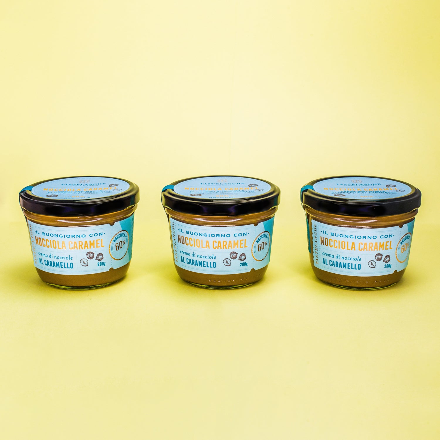 3 pots de Crème de Noisettes du Piémont IGP des Langhe (200g)