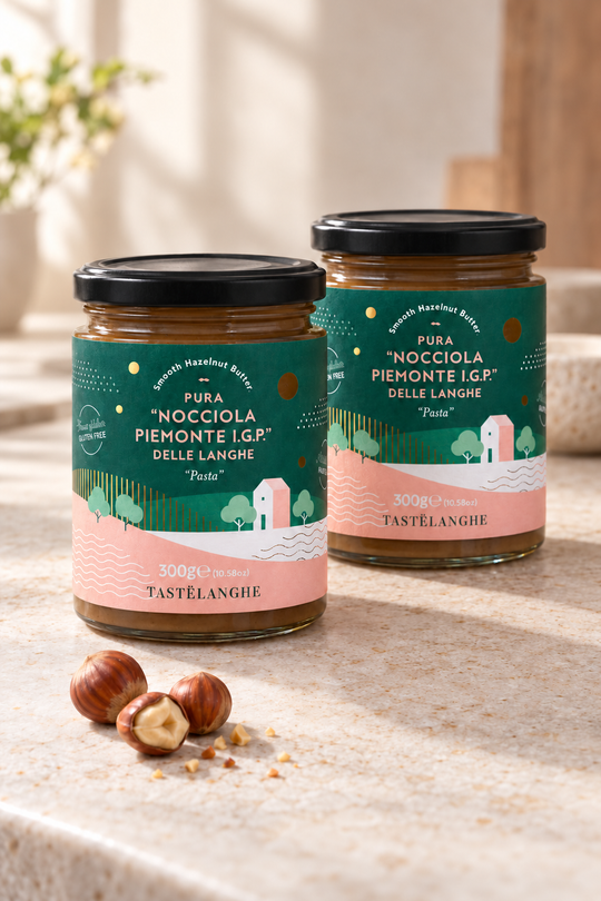 2 Vasetti di Pasta di Nocciole Piemonte IGP 100% | 300g — ambientazione fotografica 5