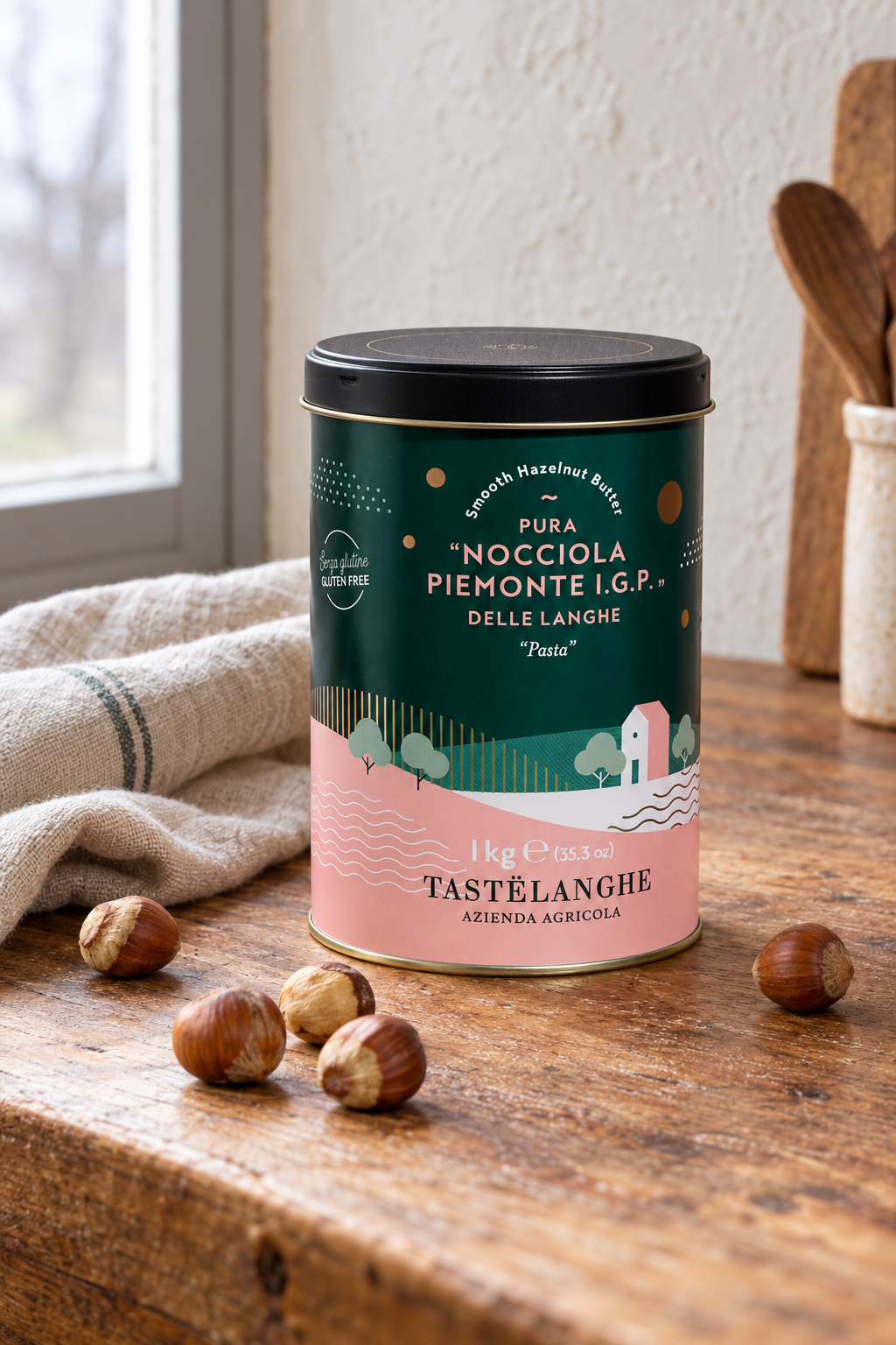 Pasta di Nocciole Piemonte IGP delle Langhe | 1Kg — ambientazione fotografica 5