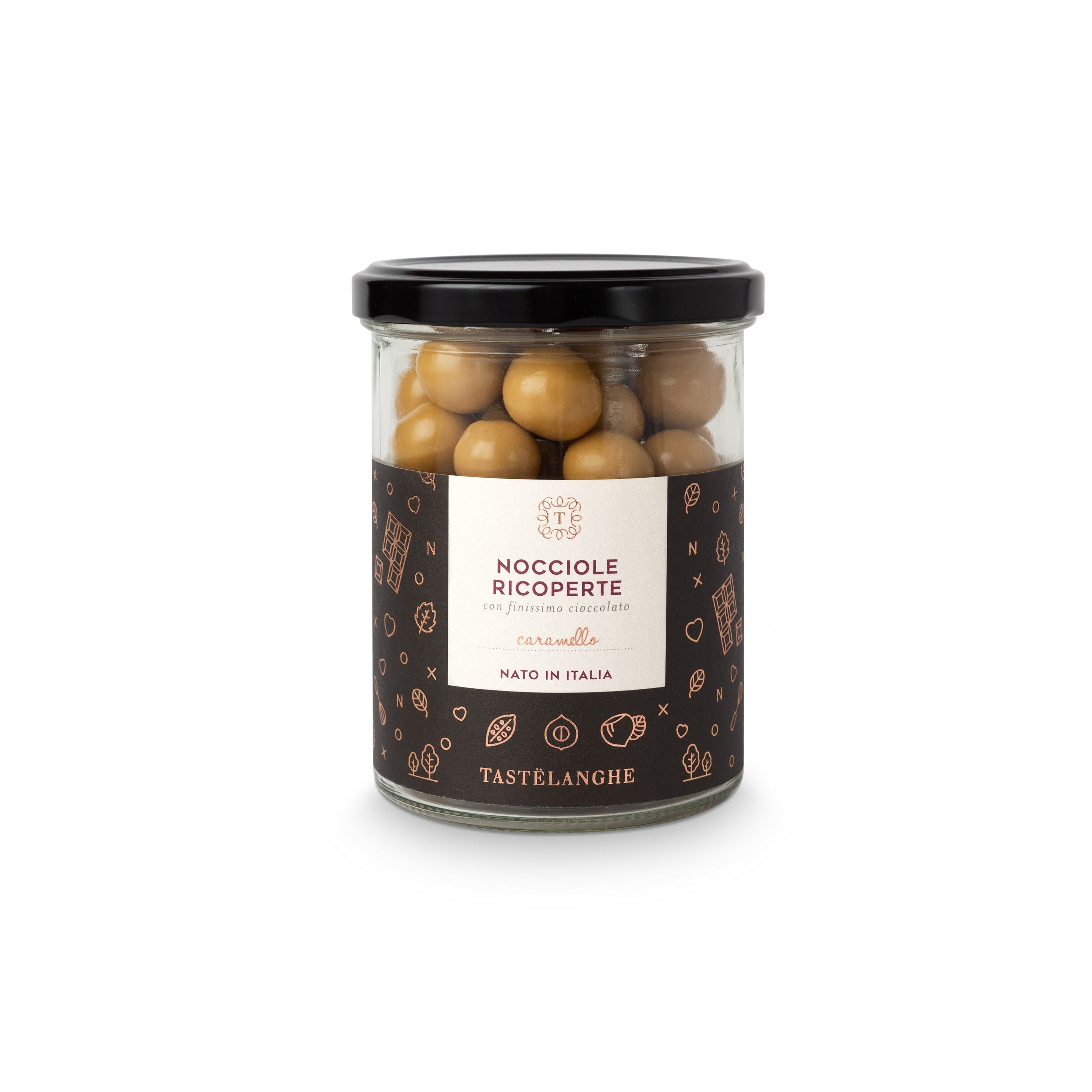 1 confezione di Nocciola Piemonte IGP "Tostata" ricoperta di ciocciolato (200g) - Tastëlanghe Azienda Agricola