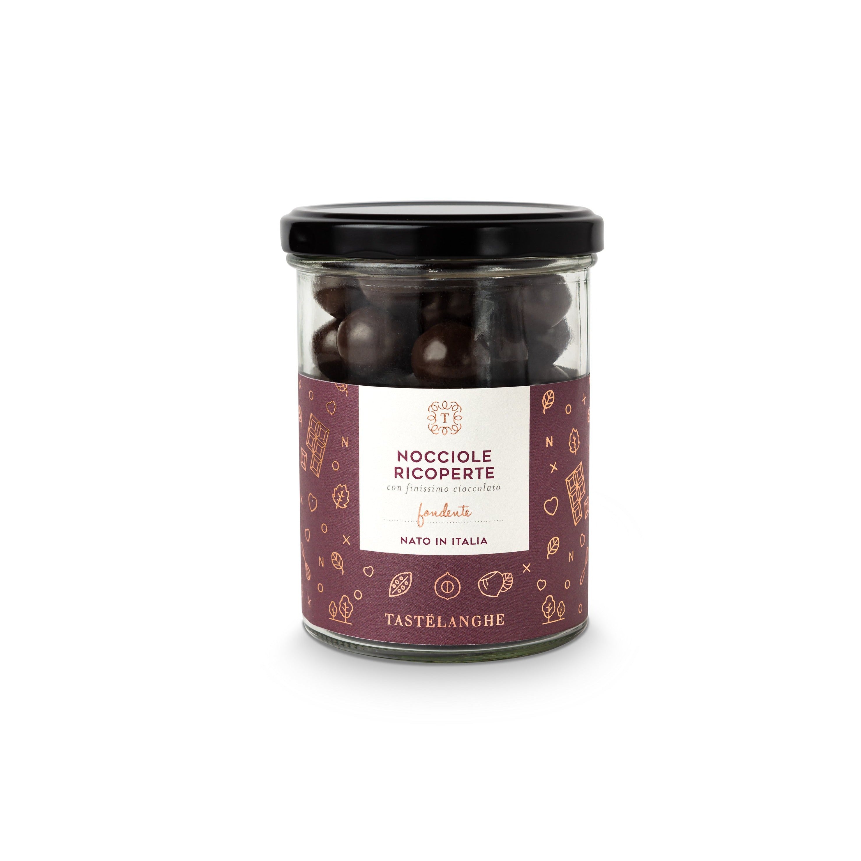 1 confezione di Nocciola Piemonte IGP "Tostata" ricoperta di ciocciolato (200g) - Tastëlanghe Azienda Agricola