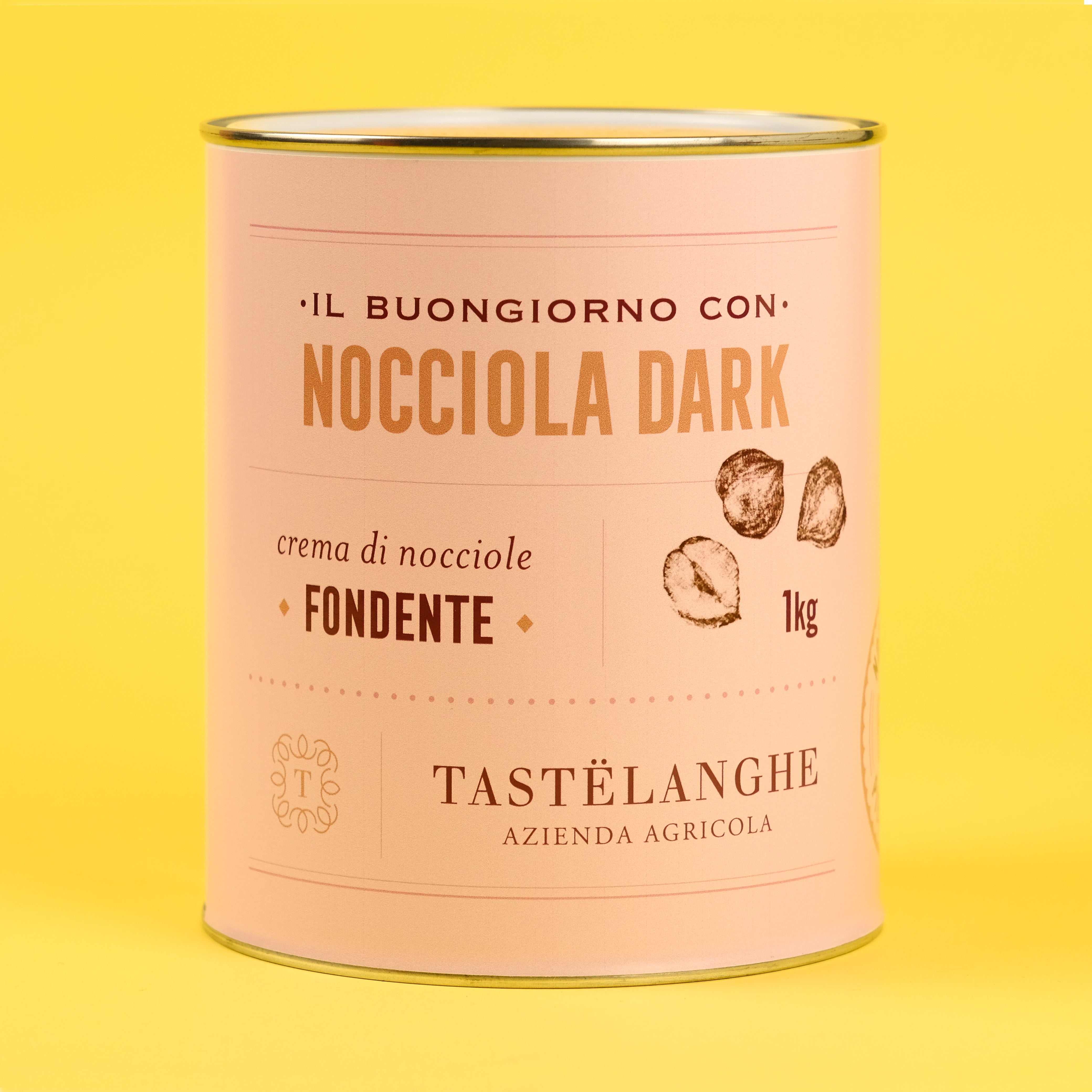 1 latta di Crema di Nocciole Piemonte IGP delle Langhe (1Kg) - Tastëlanghe Azienda Agricola